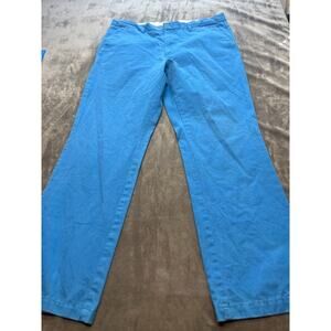 Dockers D3 Classic Fit Signature Khaki Pants Teal Flat Front Mens 38 x‎ 32